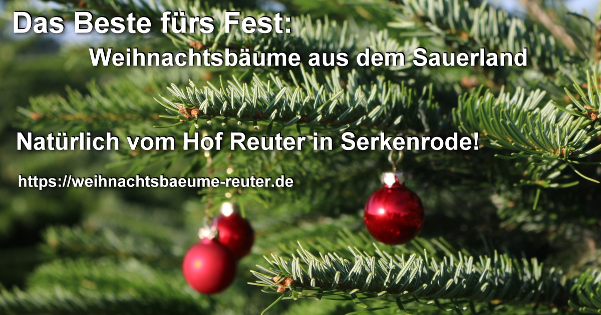 (c) Weihnachtsbaeume-reuter.de